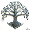 Metal Tree Wall Decor, Tree of Life, Handcrafted Metal Wall Art, Haitian Steel Drum Art, 24"